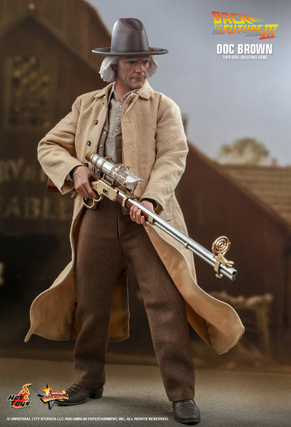 Hot Toys 1:6 -  Doc Brown - Back To The Future III - MMS617