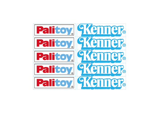 Vintage Palitoy & Kenner Logo Custom Stickers - Star Wars