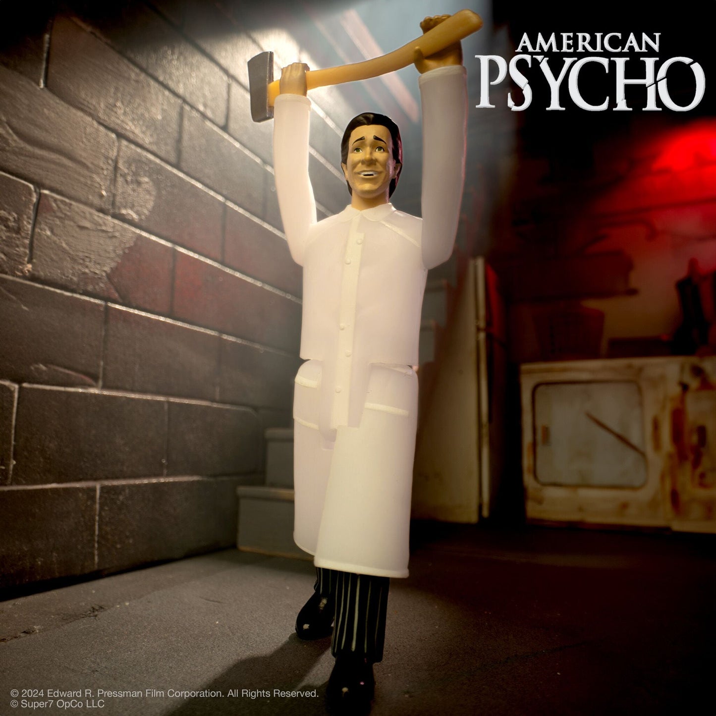 American Psycho - Patrick Bateman - Christian Bale - Super7 Reaction Figure - Retro Vintage