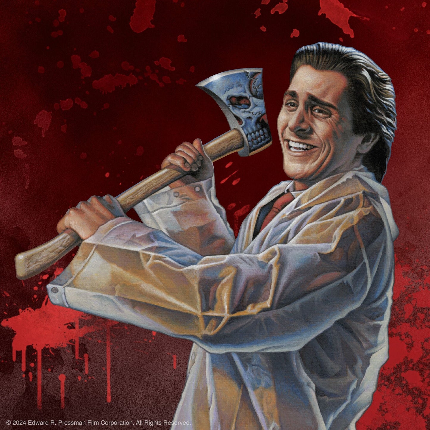 American Psycho - Patrick Bateman - Christian Bale - Super7 Reaction Figure - Retro Vintage