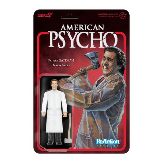 American Psycho - Patrick Bateman - Christian Bale - Super7 Reaction Figure - Retro Vintage