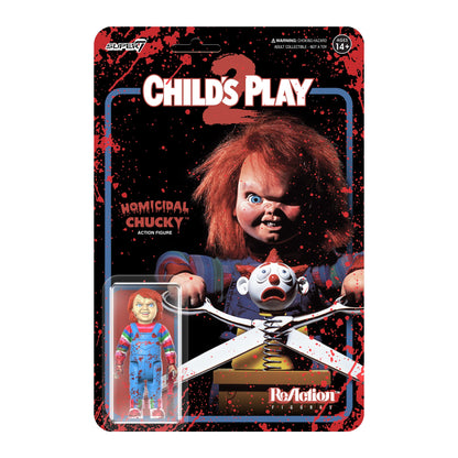 Chucky Child's Play (Blood Splatter) - Retro - Super7 ReAction Figure