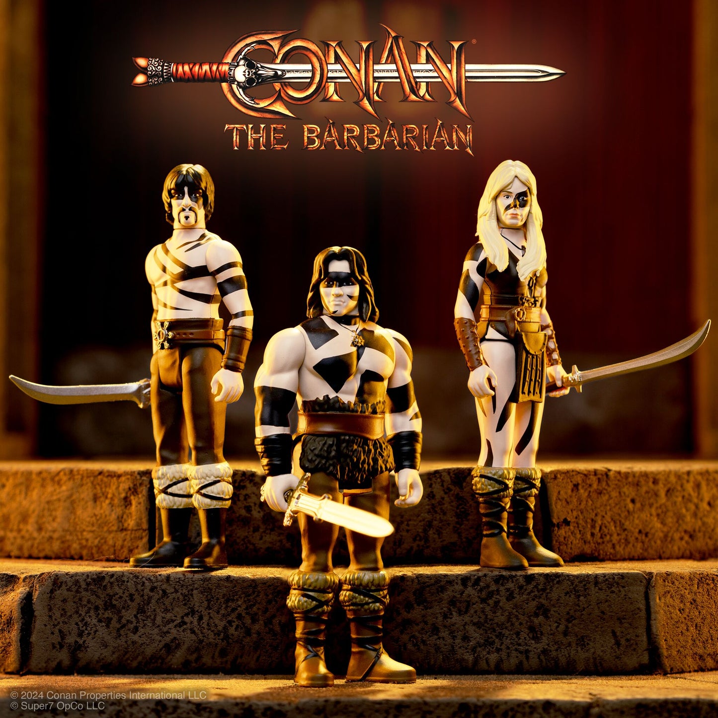 Conan the Barbarian War Paint Valeria ReAction Action Figure Wave 02 - Super7