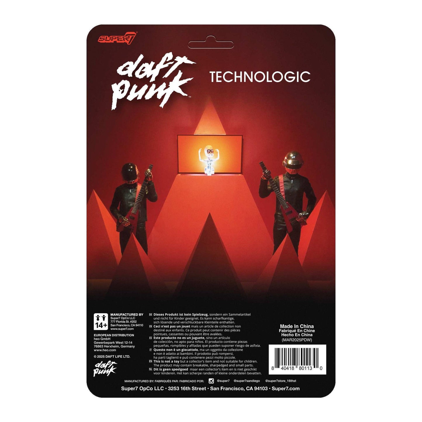 DAFT PUNK ReAction Figures Wave 01 Human After All - Super 7