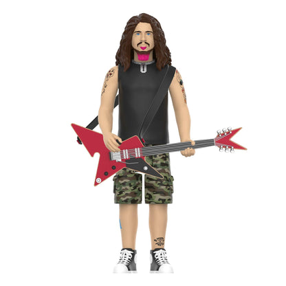 Dimebag Darrell ReAction Figure Wave 1 Culprit Guitar Super7 Pantera Collectible 3.75”
