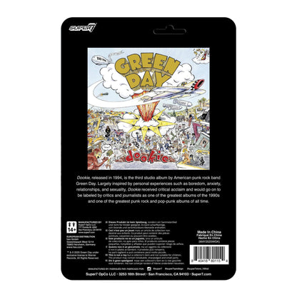 GREEN DAY ReAction Figures Dookie Dog Super 7 Dookie (1994)