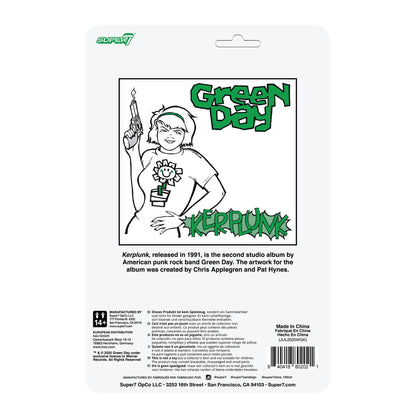 Green Day Kerplunk Girl ReAction Figure by Super7 – 3.75” Collectible Punk Rock Action Figure