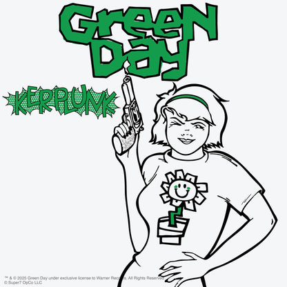 Green Day Kerplunk Girl ReAction Figure by Super7 – 3.75” Collectible Punk Rock Action Figure