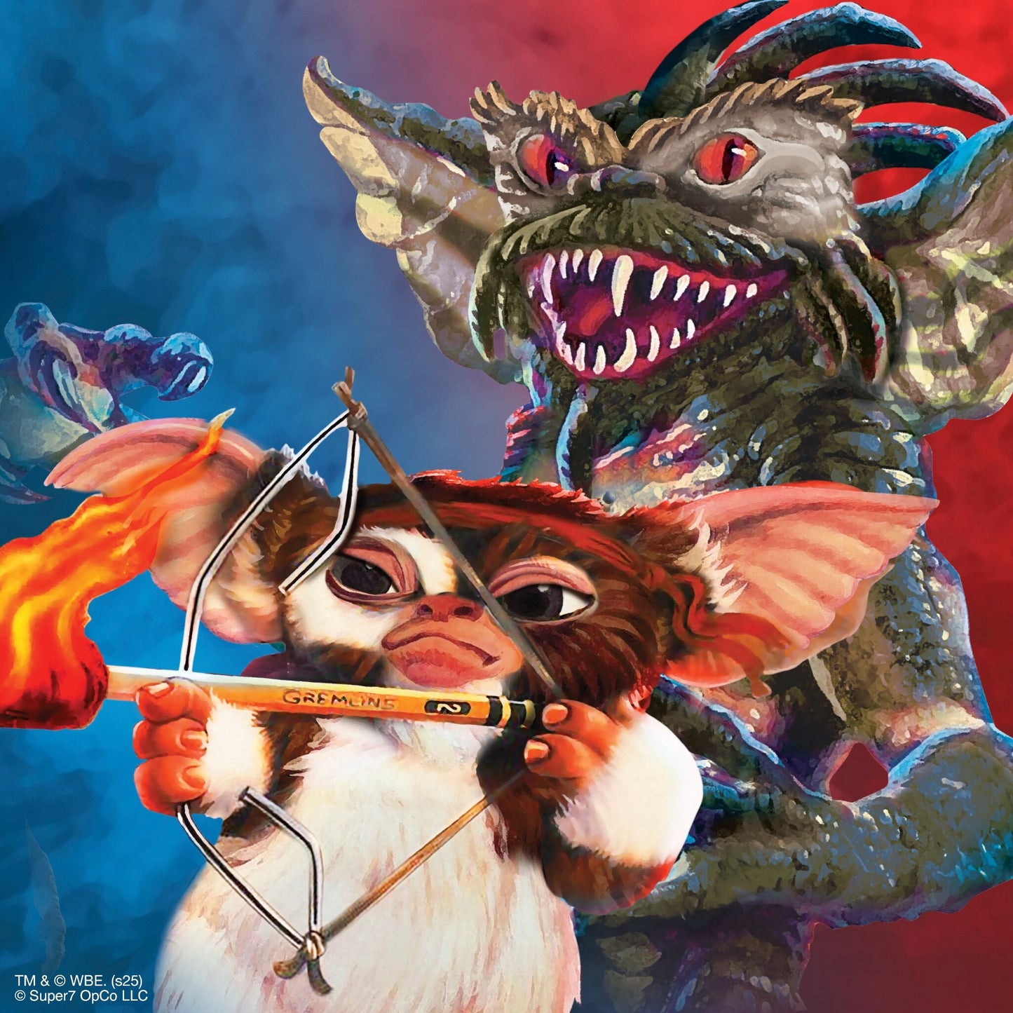Gremlins - Gizmo - Battle Ready Rambo - Super7 Reaction Figure - Retro Vintage Action Figure