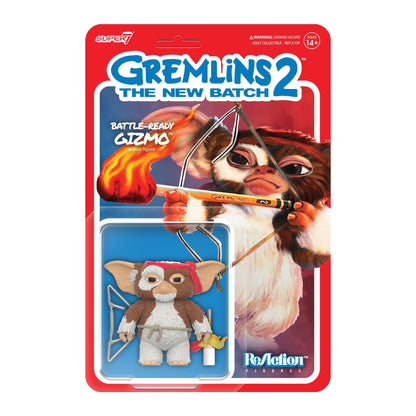 Gremlins - Gizmo - Battle Ready Rambo - Super7 Reaction Figure - Retro Vintage Action Figure