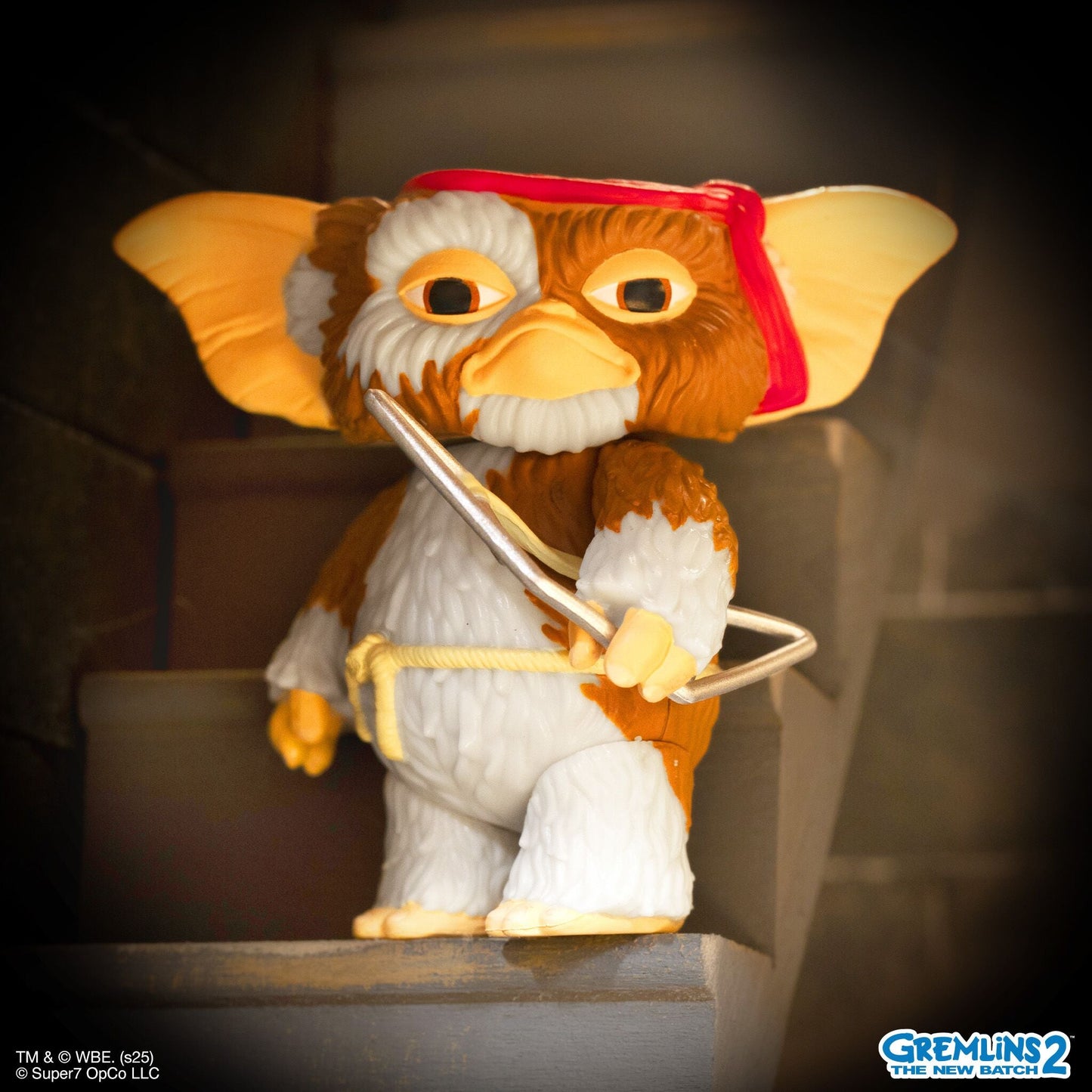 Gremlins - Gizmo - Battle Ready Rambo - Super7 Reaction Figure - Retro Vintage Action Figure