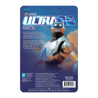 Logic - ATM-301 - Ultra 85 - Super7 Reaction Figure - Retro Style Action Figure