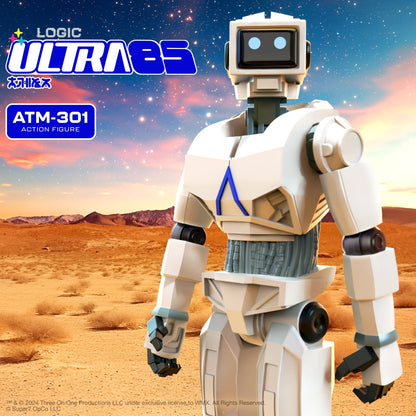 Logic - ATM-301 - Ultra 85 - Super7 Reaction Figure - Retro Style Action Figure