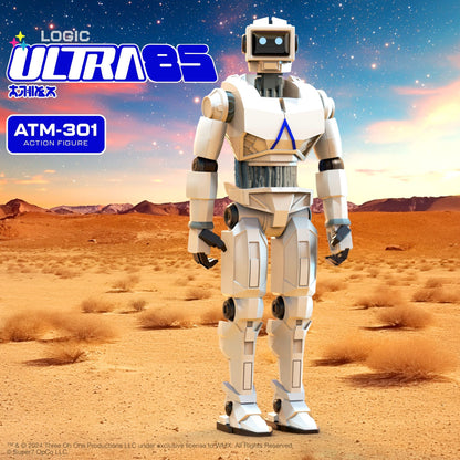 Logic - ATM-301 - Ultra 85 - Super7 Reaction Figure - Retro Style Action Figure