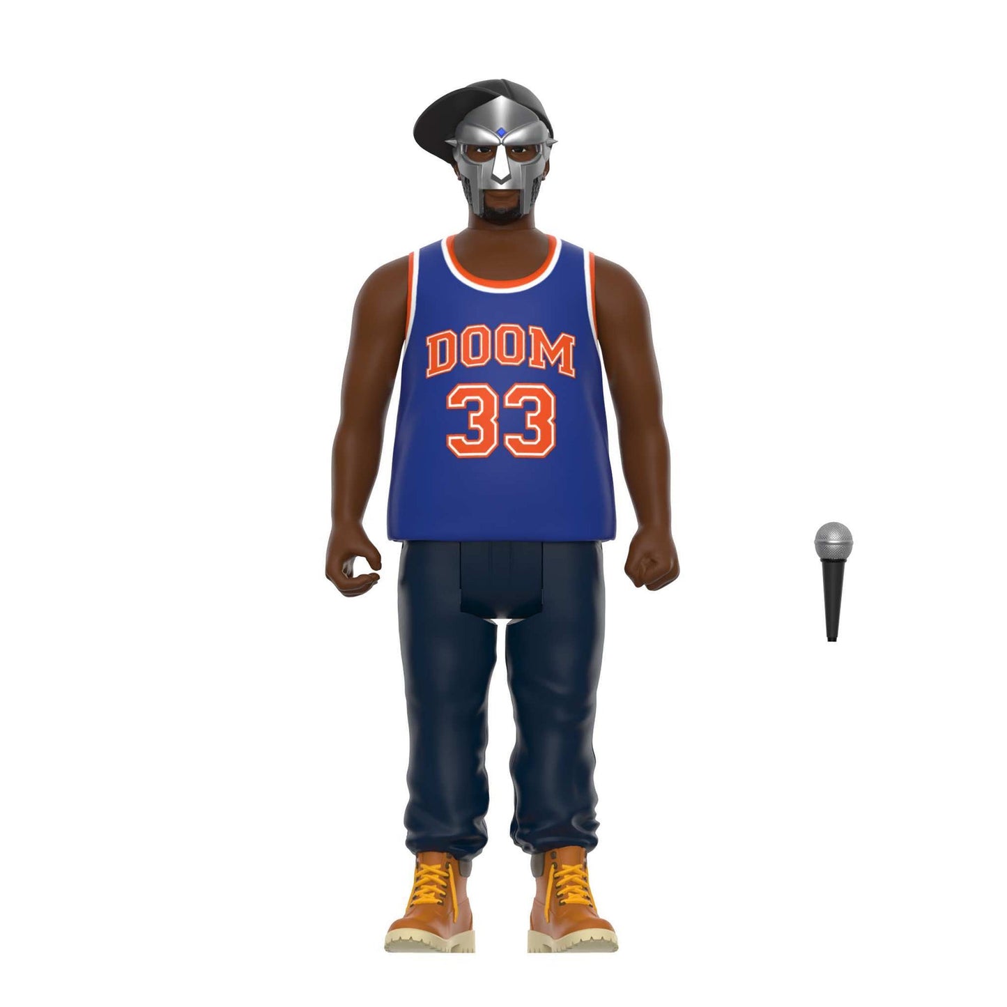 MF DOOM Metalface ReAction Figure 3.75” – Supervillain Hip-Hop Collectible by Super7