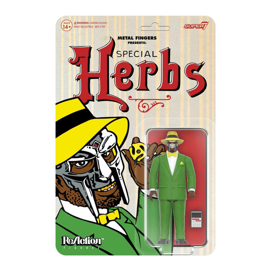 MF DOOM Special Herbs ReAction Figure – Super7 Hip Hop Collectible Action Figure
