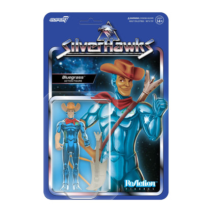 Super7 - SilverHawks - Bluegrass - Reaction Vintage Retro Action Figure