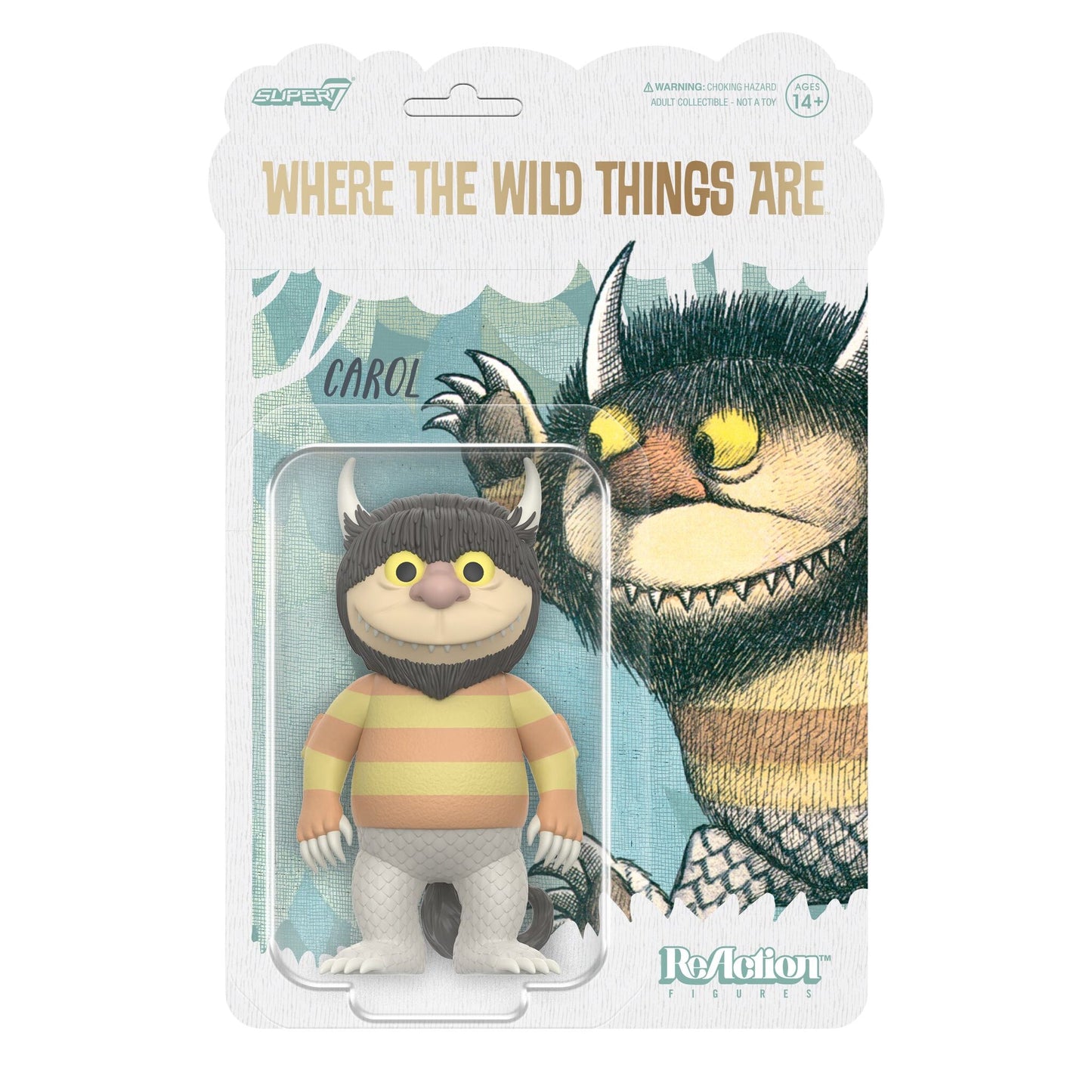 Where The Wild Things Are - Carol (Monster) - Super7 Reaction Figure - Retro Vintage Style Action Figure