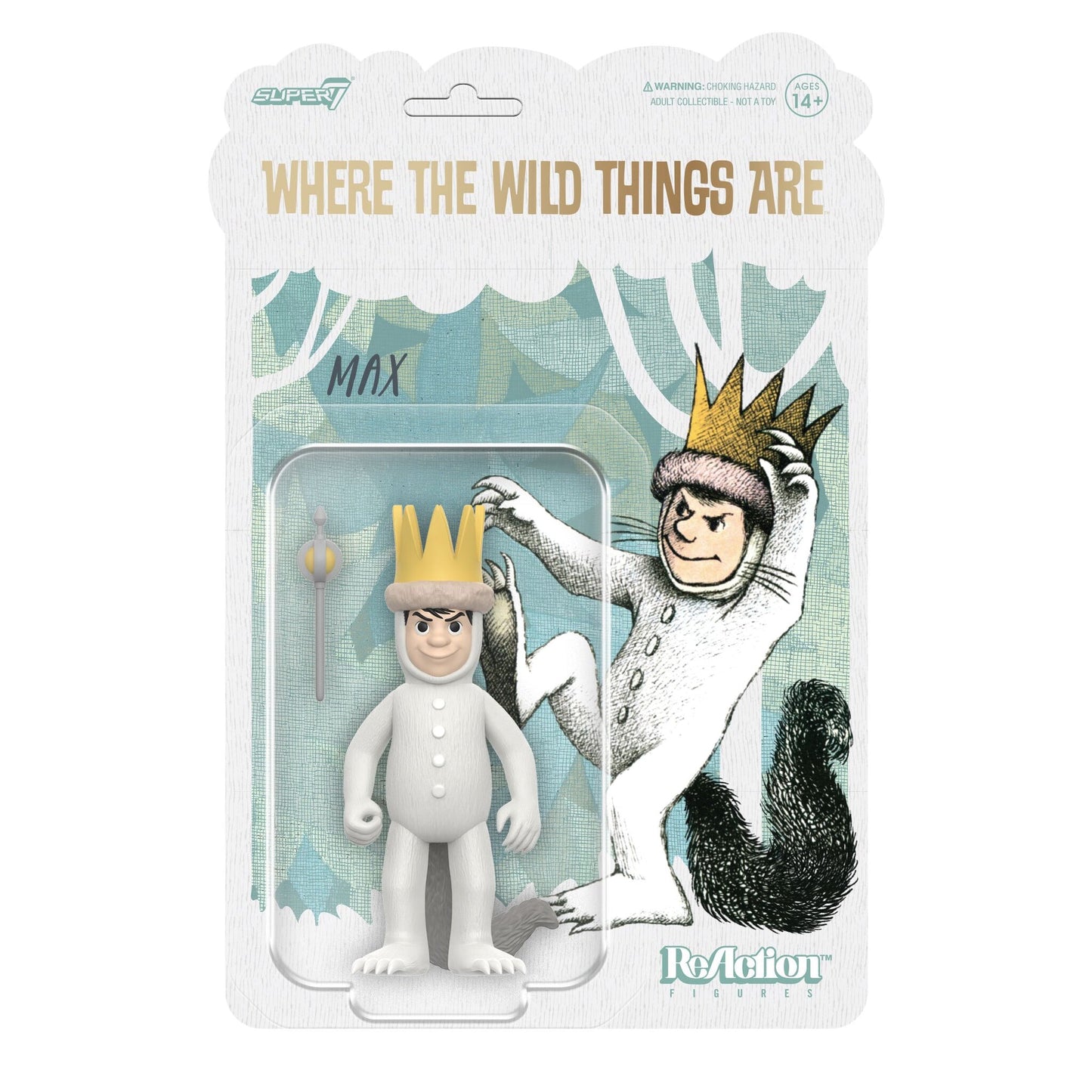 Where The Wild Things Are - Max - Super7 Reaction Figure - Retro Vintage Style Action Figure