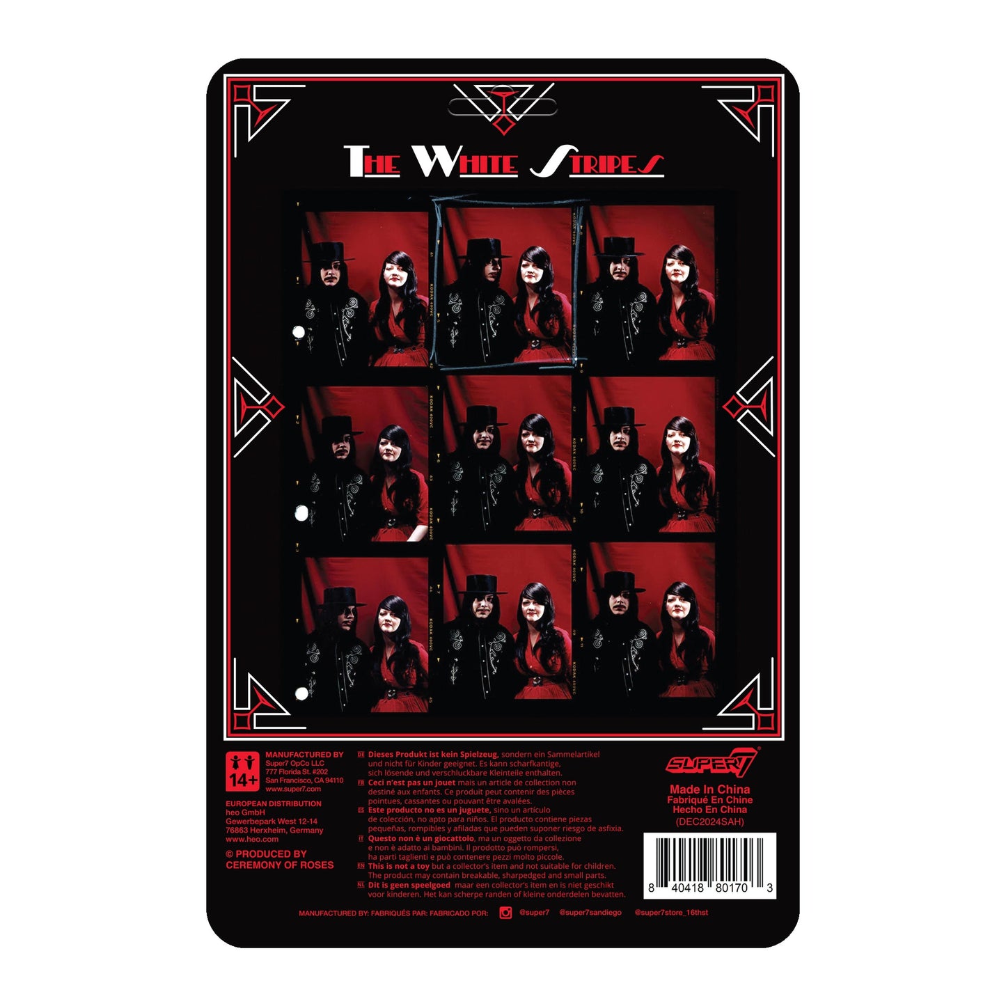 Super7 ReAction Figures – The White Stripes (Get Behind Me Satan) 2-Pack