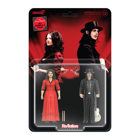Super7 ReAction Figures – The White Stripes (Get Behind Me Satan) 2-Pack