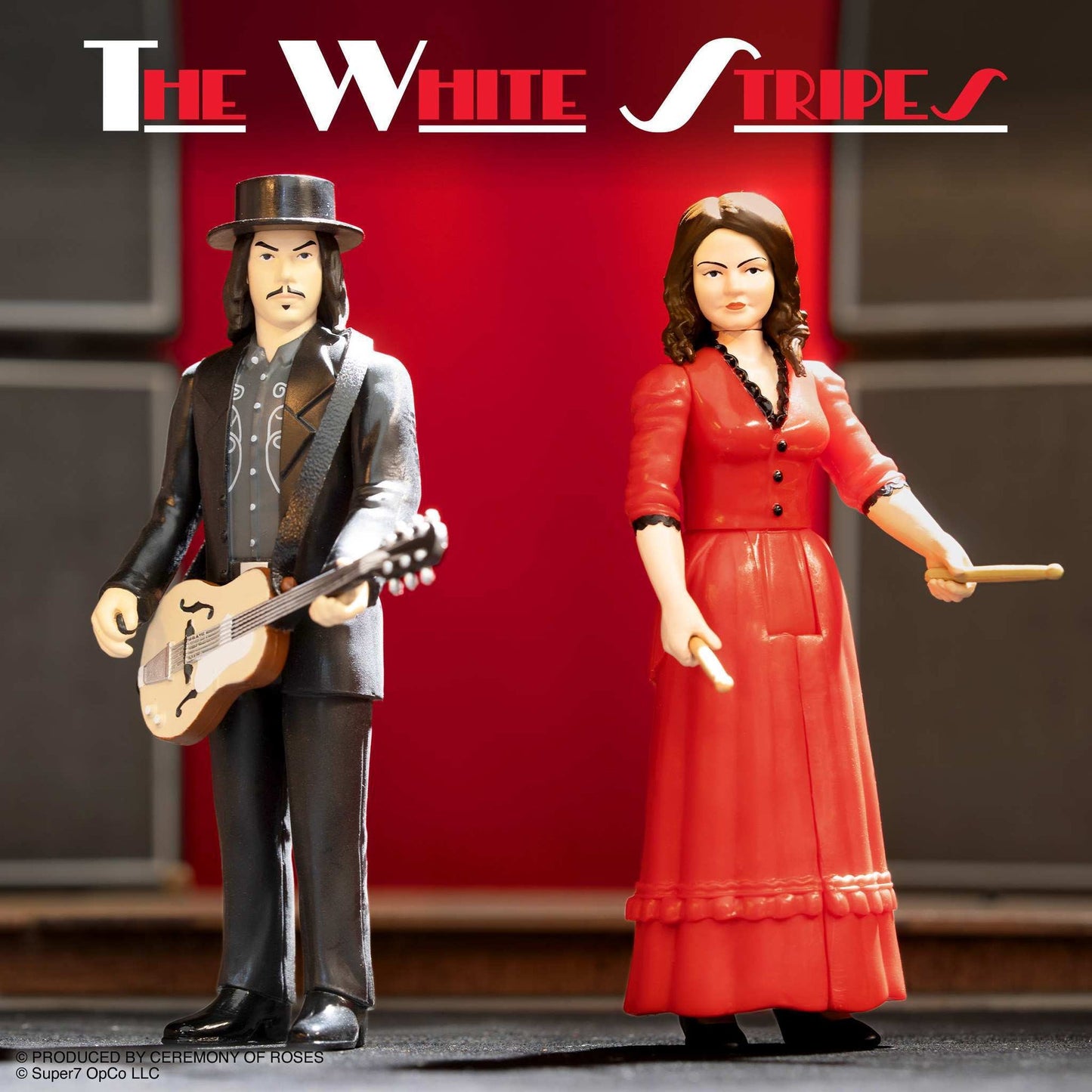 Super7 ReAction Figures – The White Stripes (Get Behind Me Satan) 2-Pack