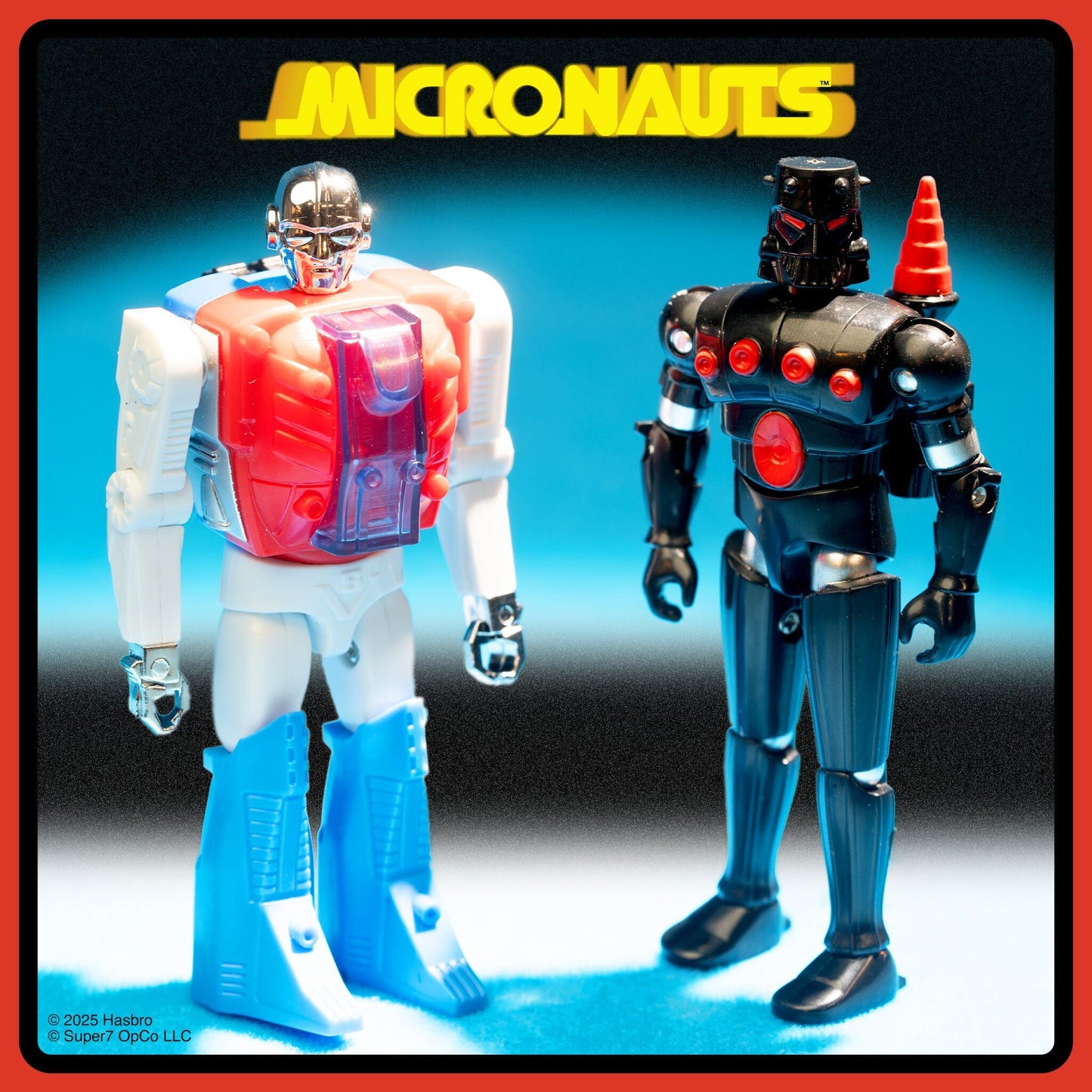 Micronauts - Baron Karza - Super7 Reaction+ Figure - Retro Vintage Style Action Figure (MEGO)