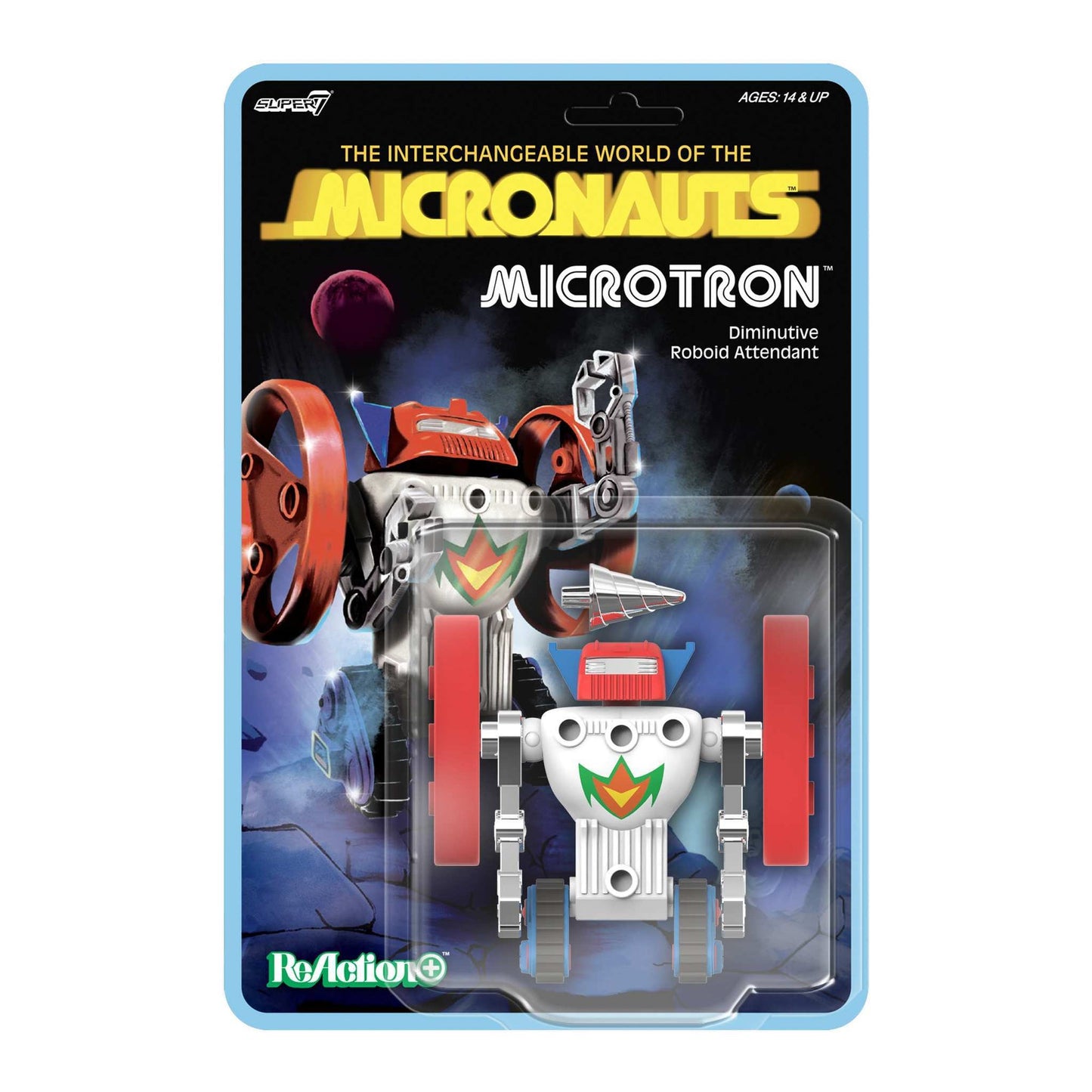 Microtron - Micronauts - Super7 Reaction+ Figure - Retro Vintage Style Action Figure