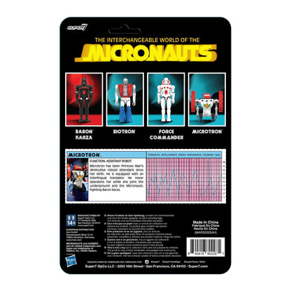 Microtron - Micronauts - Super7 Reaction+ Figure - Retro Vintage Style Action Figure