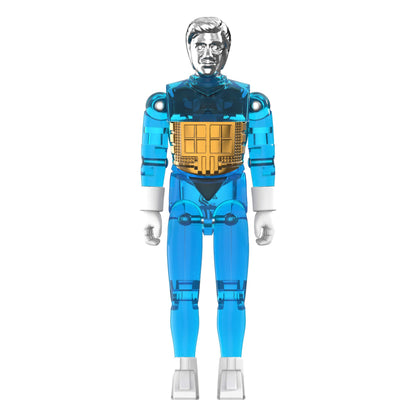 Micronauts ReAction+ Wave 03 Time Traveler Translucent Blue 4” Action Figure by Super7