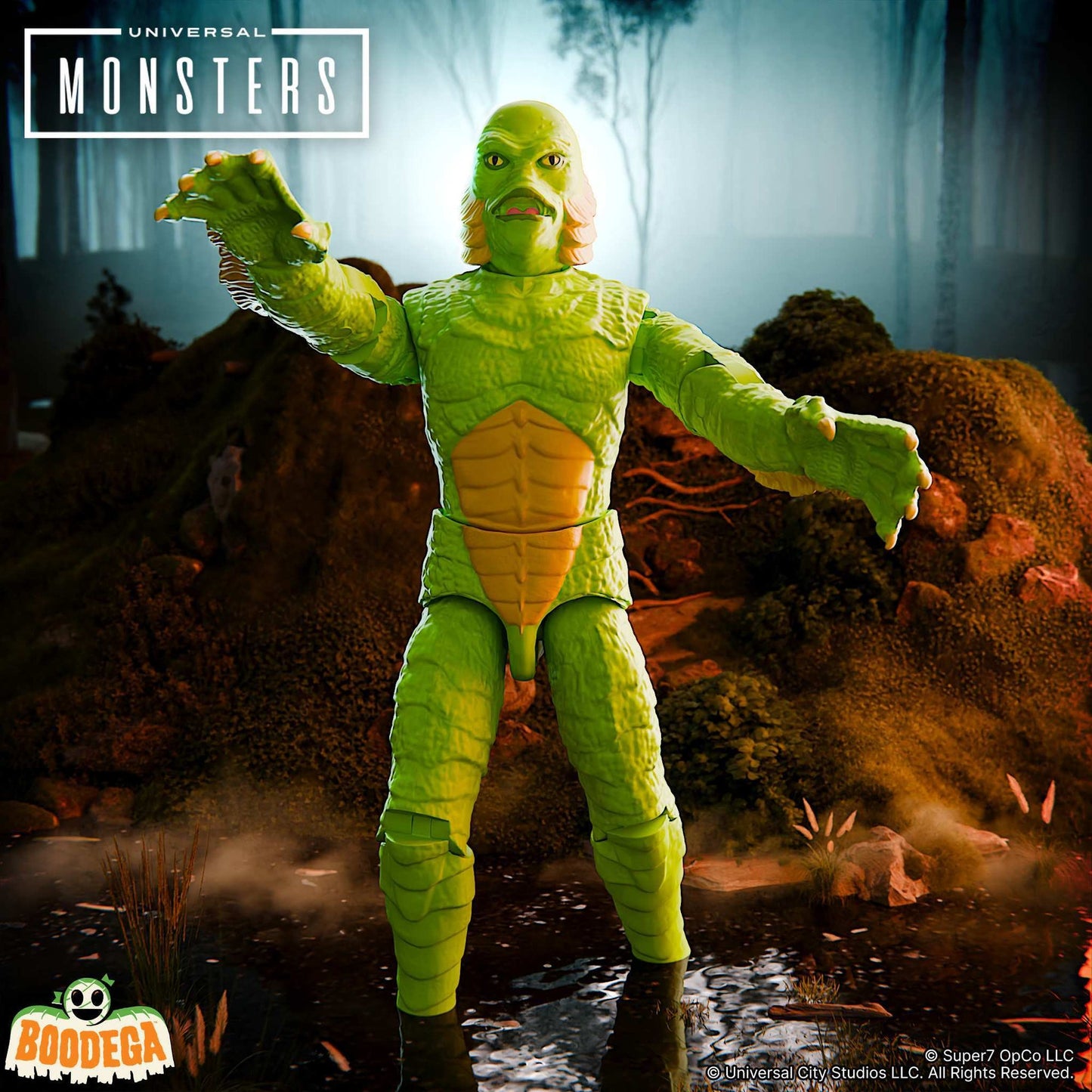 Creature From The Black Lagoon - Universal Monsters - Super7 Reaction+ Figure - Retro Vintage Style Action Figure