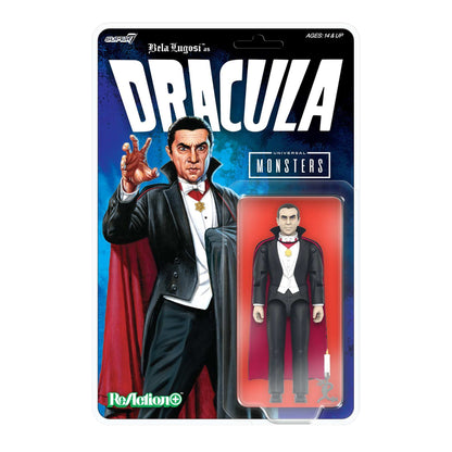 Dracula - Universal Monsters - Super7 Reaction+ Figure - Retro Vintage Style Action Figure
