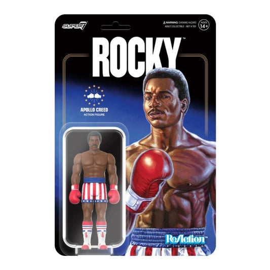 Super7 - Rocky ReAction - Apollo Creed Boxing - Sylvester Stallone - Retro