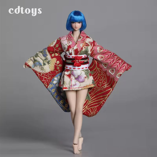 CDtoys 1/12 Scale Female Short Kimono Clothes