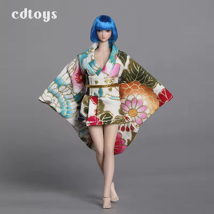 CDtoys 1/12 Scale Female Short Kimono Clothes