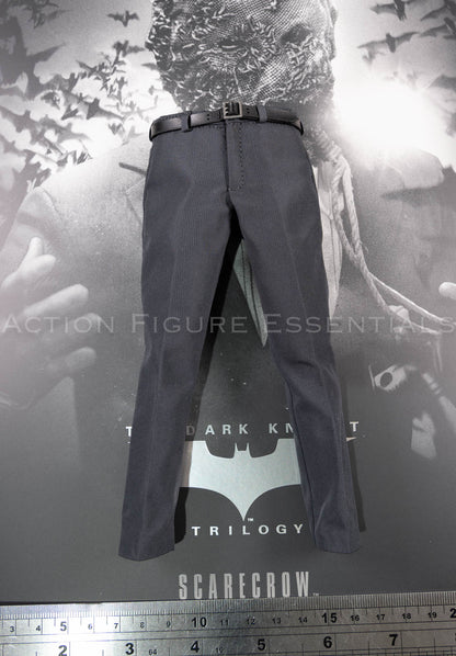 Hot Toys Scarecrow 2.0 MMS801 grey suit jacket with matching trousers and black belt for 1/6 scale figure