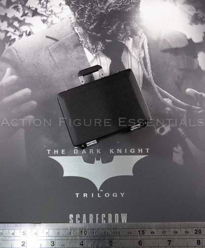 Hot Toys Scarecrow 2.0 MMS801 black openable briefcase with silver-coloured fittings – 1/6 scale