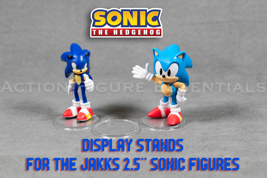 Sonic The Hedgehog (SEGA) - Display Stands - 2.5" Jakks - (x1 Stand)