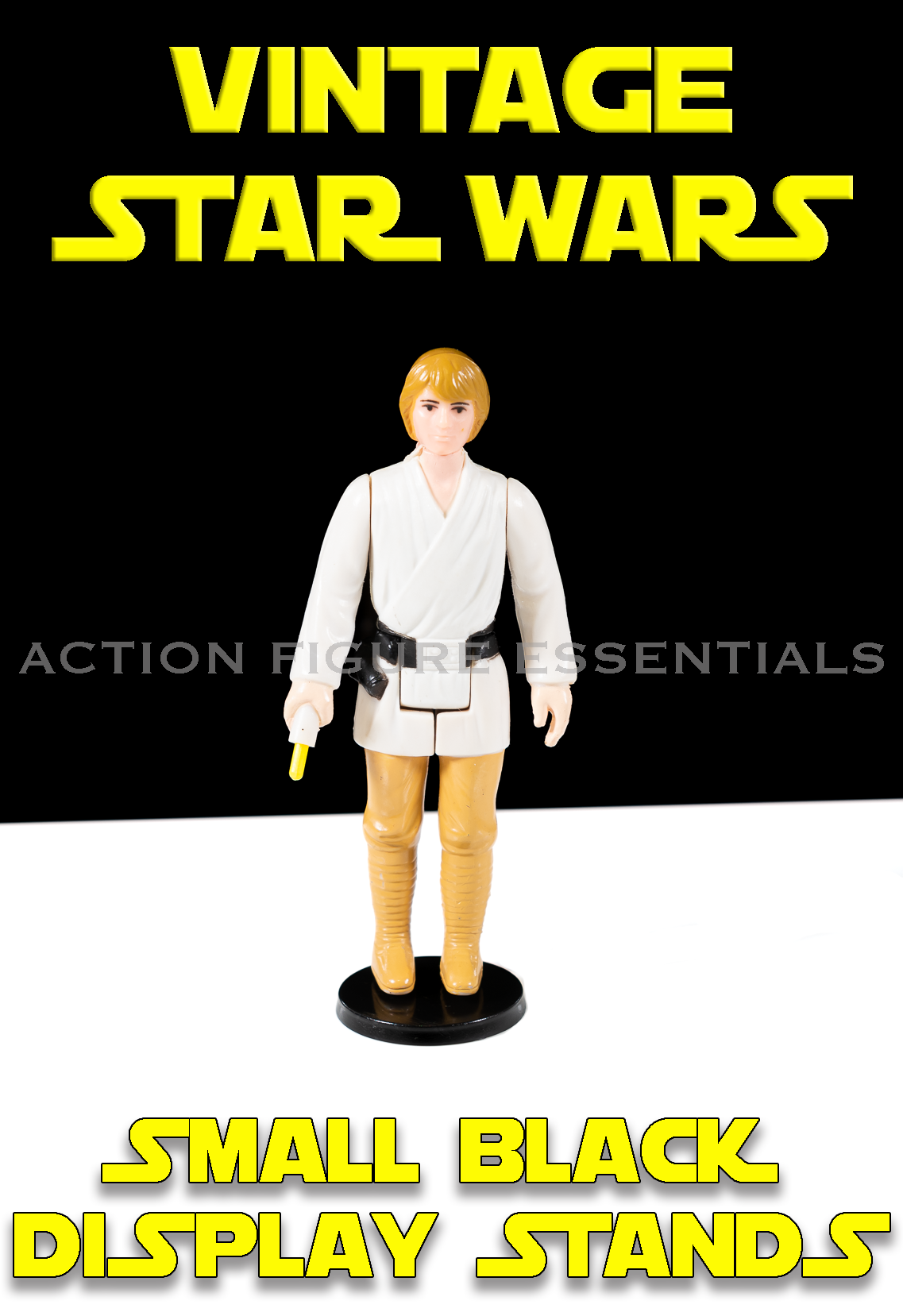 Vintage Star Wars Display Stands - Pro Deluxe - Size Small - (Black ...