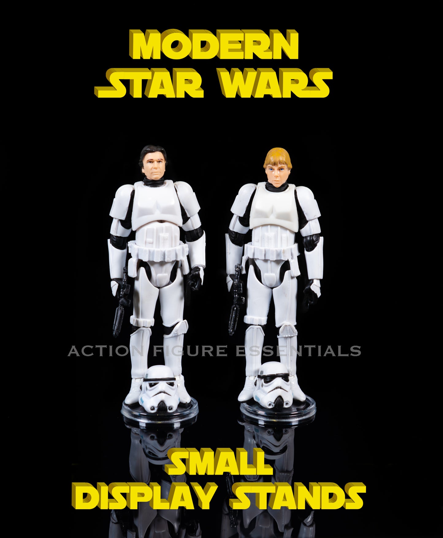 Star Wars Action Figure Display Stands - Modern Size Small -