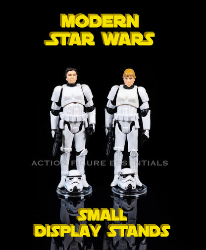 Star Wars Action Figure Display Stands - Modern Size Small -