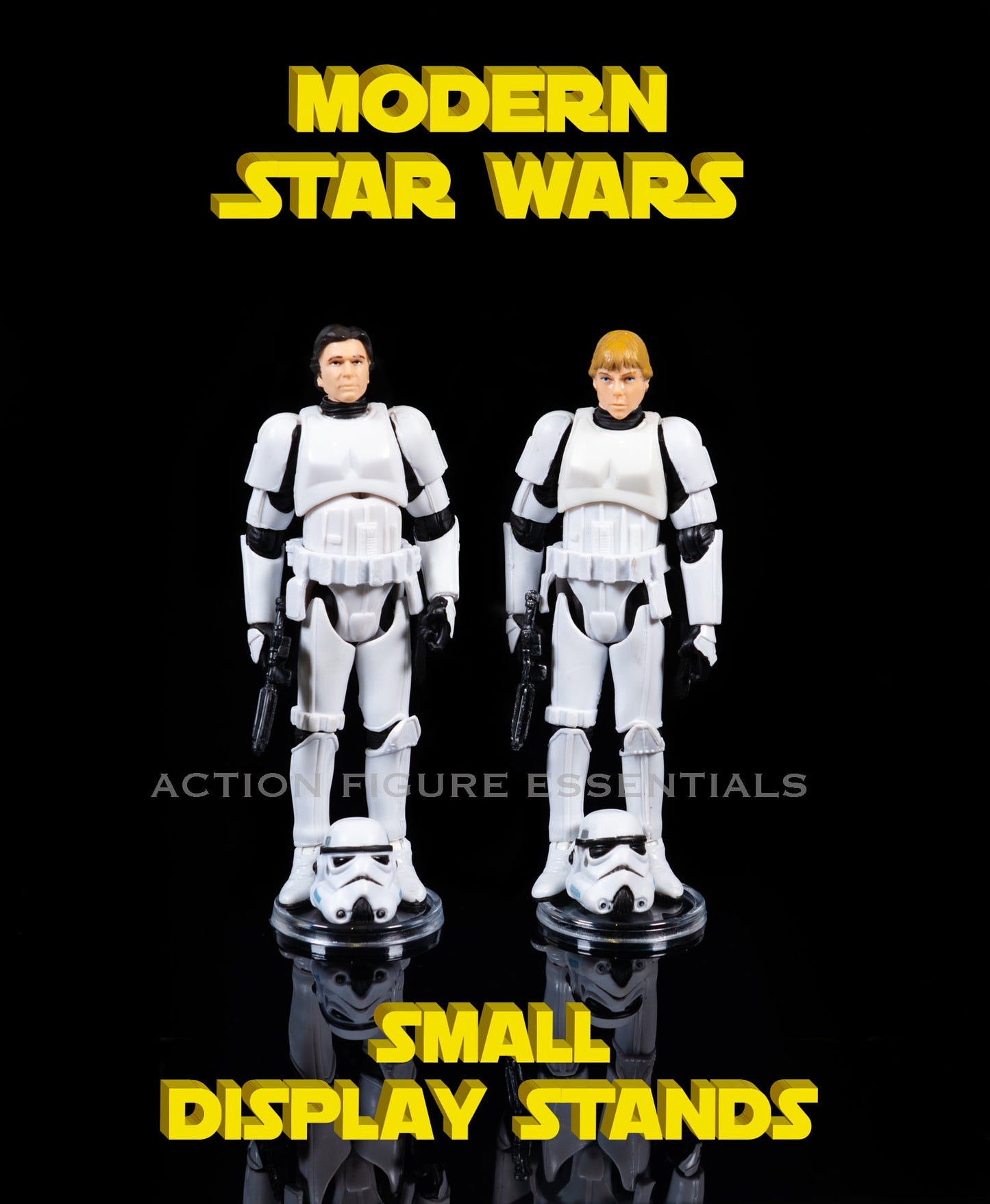 Star Wars Action Figure Display Stands - Modern Small Version - (Set of 50 Stands)