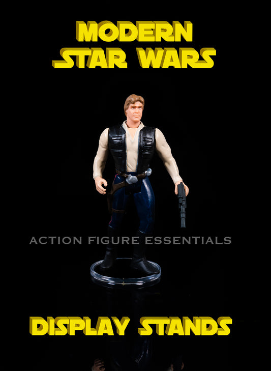 Modern Star Wars Action Figure Display Stands - Medium  Version - (Set of x1 Stands