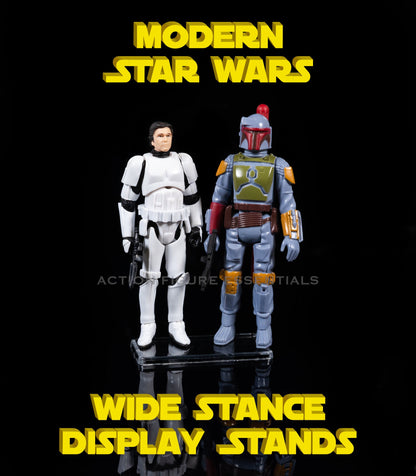 Star Wars Action Figure Display Stands - Modern Wide Stance Version - (Set of 50 Stands)