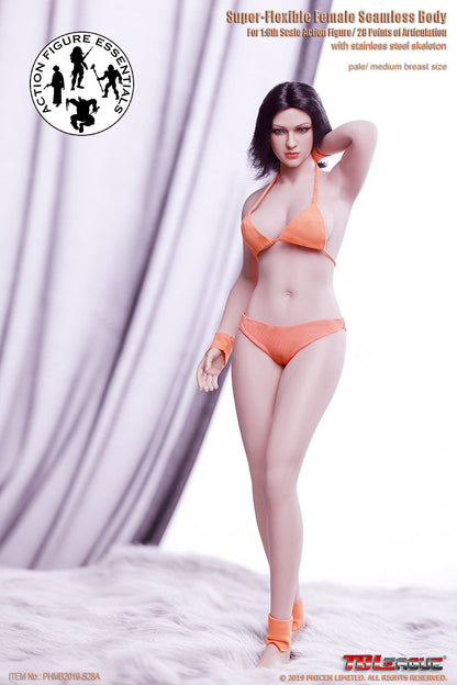 1/6 Phicen TBLeague S28A Female Super Flexible Female Seamless Buxom Action Figure Body