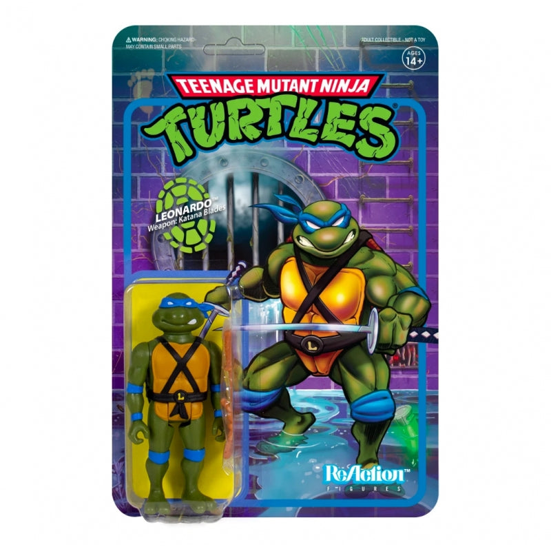 Super7 - Teenage Mutant Ninja Turtles - Leonardo - ReAction Figure - TMNT