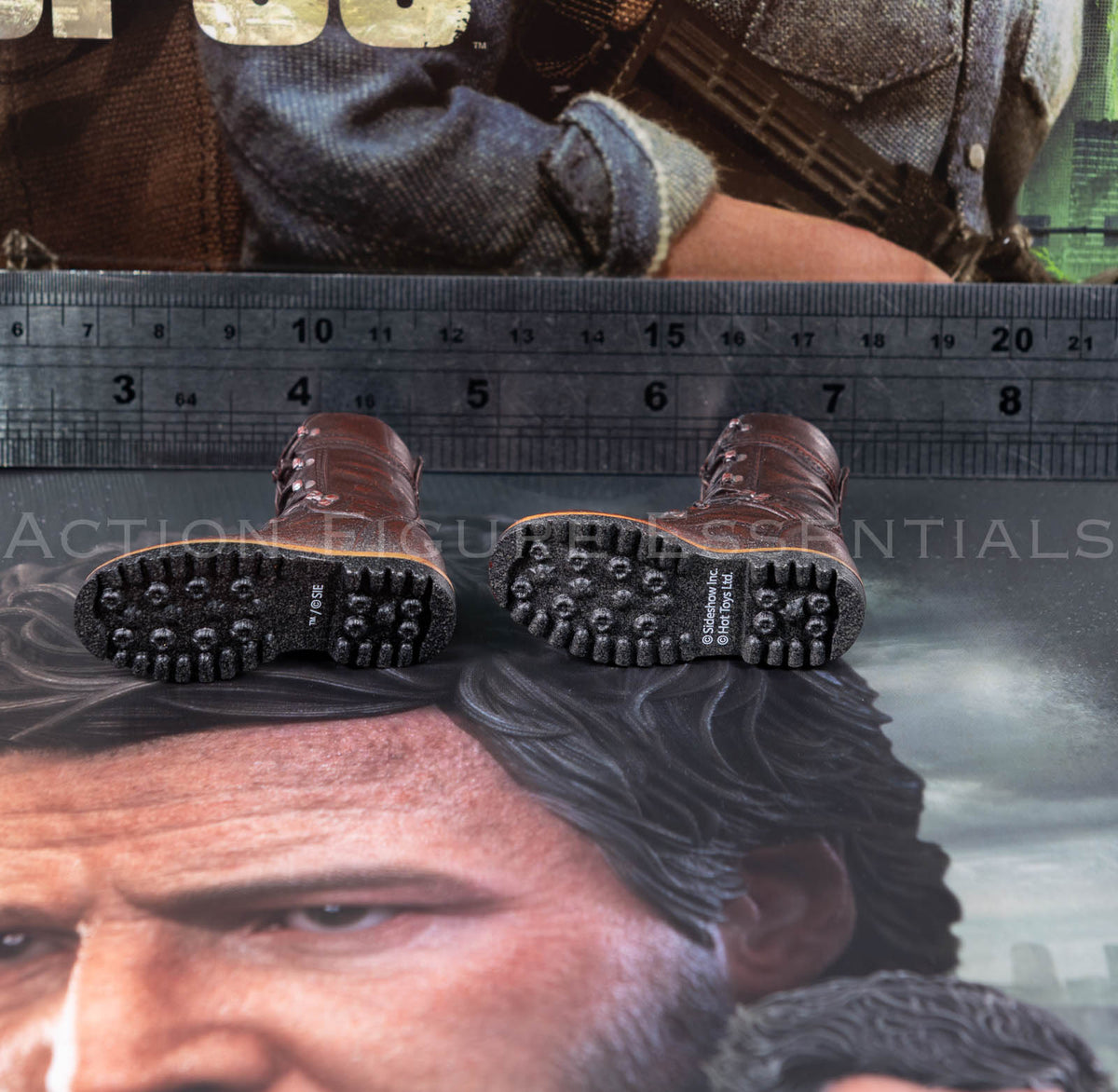 Hot Toys The Last of Us Joel Miller Brown Boots – 1/6 Scale