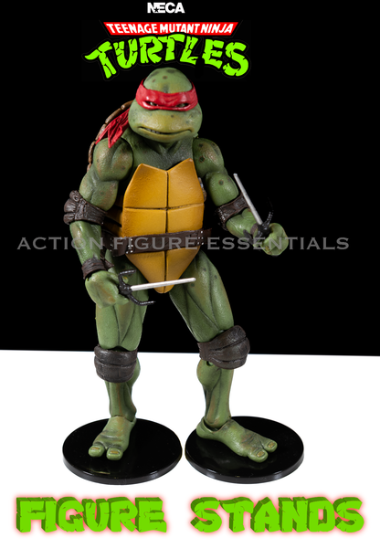 Pro Deluxe Stands for NECA TMNT Movie Teenage Mutant Ninja Turtles Action Figures - (Black) - (Set of x1 Stand)