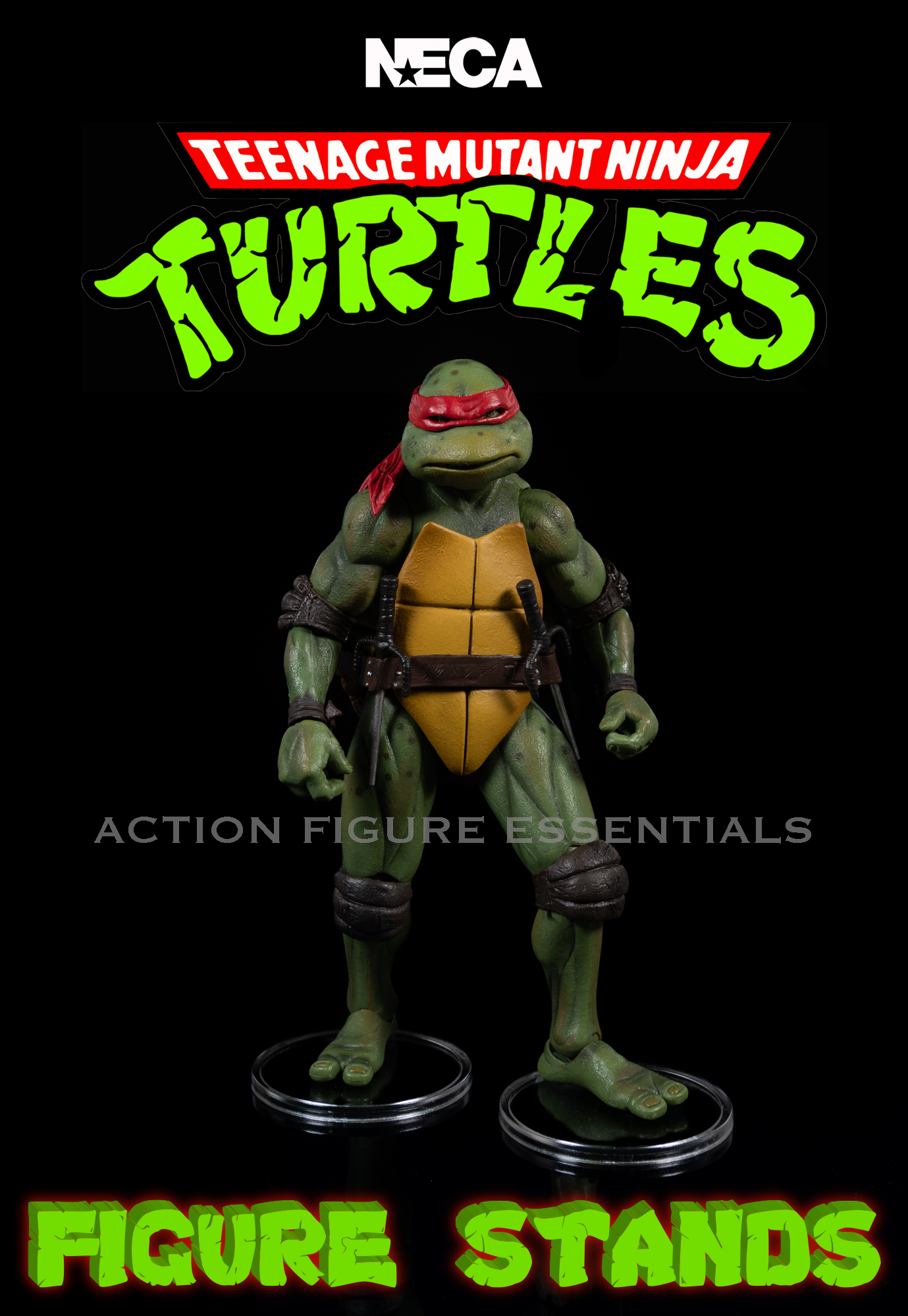 Teenage Mutant Ninja Turtles - Pro Deluxe - Action Figure Display Stands for Neca Action Figures - (set of 10 Stands)