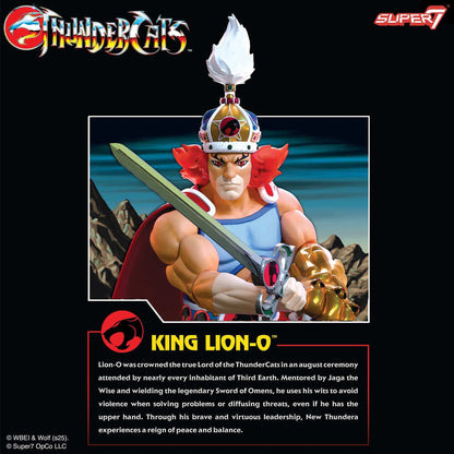 ThunderCats ULTIMATES! Wave 14 King Lion-O Action Figure by Super7 7-Inch Collectible